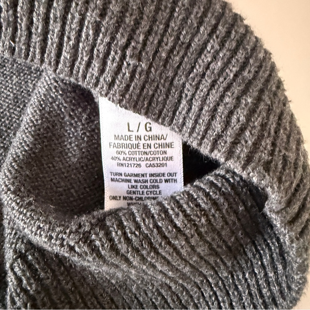 Aeropostale Mens L “Rollin With My Gnomies" Grey Sweater - Crew Neck Christmas - Picture 5 of 6